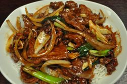 Mongolian Beef at Chen Chinese Cuisine Crystal Lake
